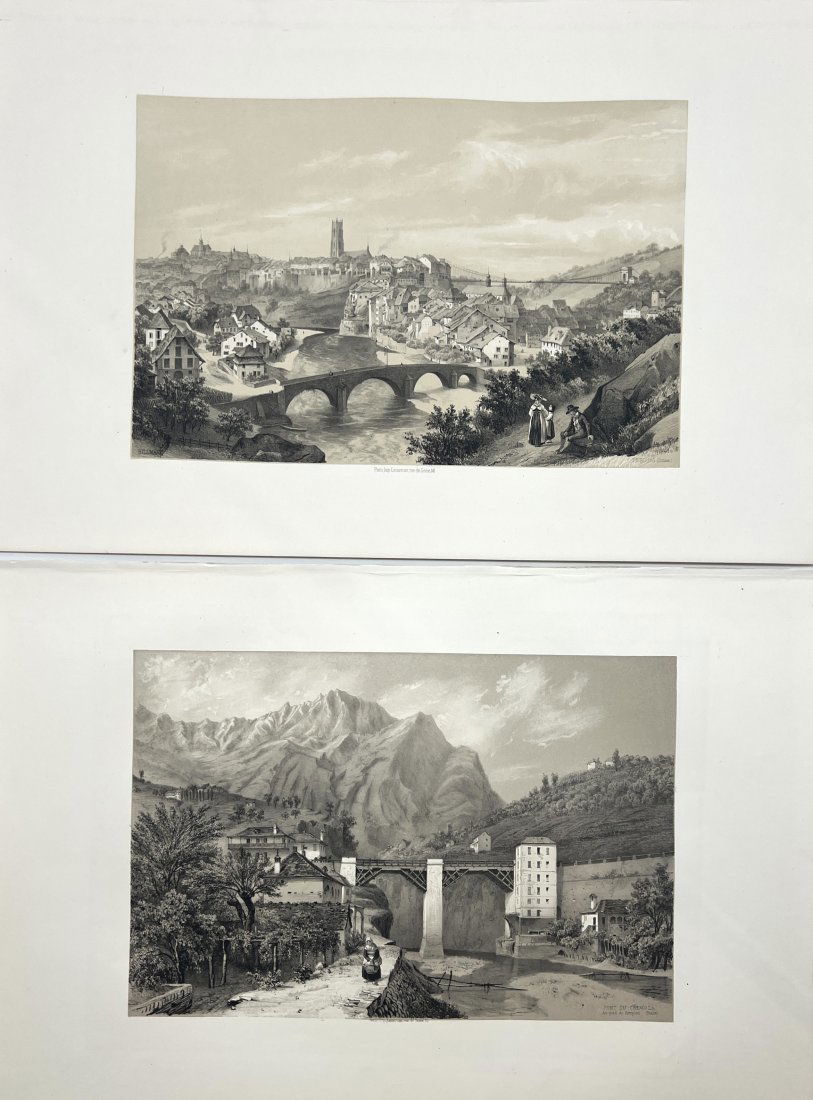 Carl Johan Billmark - Set of 2 Prints depicting Rome, Italy (1 of 2)