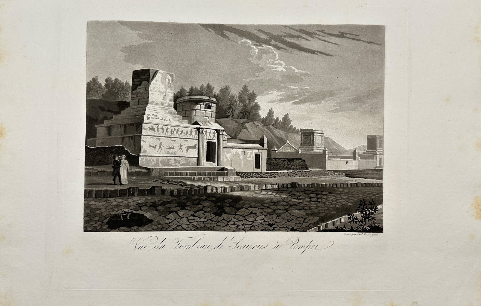 Paul Fumagalli - Antique Print - Only The Dreaminess Of Savirus In Pompeii - Pompeii (1 of 2)