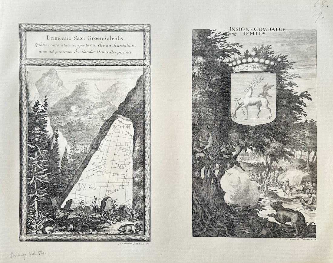 Antique German Decorative Lithograph Ars Et Music