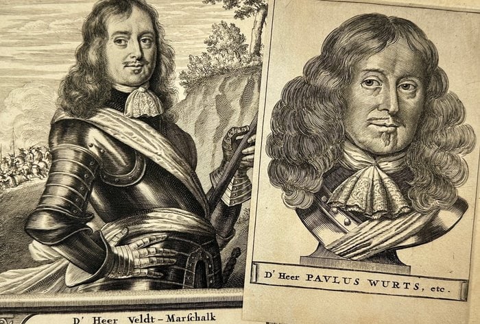 Christian Hagen – Set of 2 Engravings – Portraits of Paulus Wurtz (1 of 5)