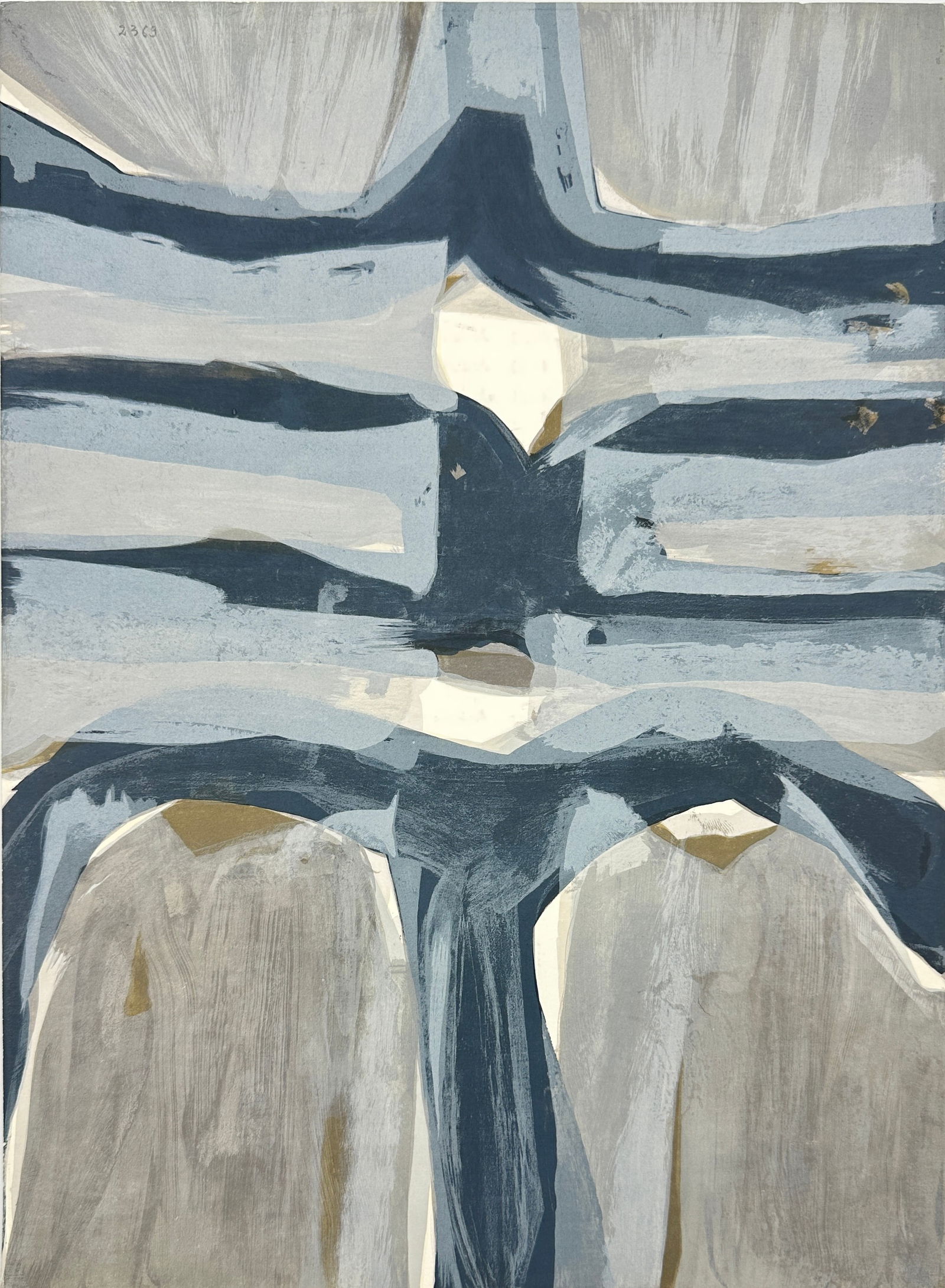 Raoul Ubac – Abstract Lithograph – "Composition" (Derrière Le Miroir, 1961) (1 of 3)