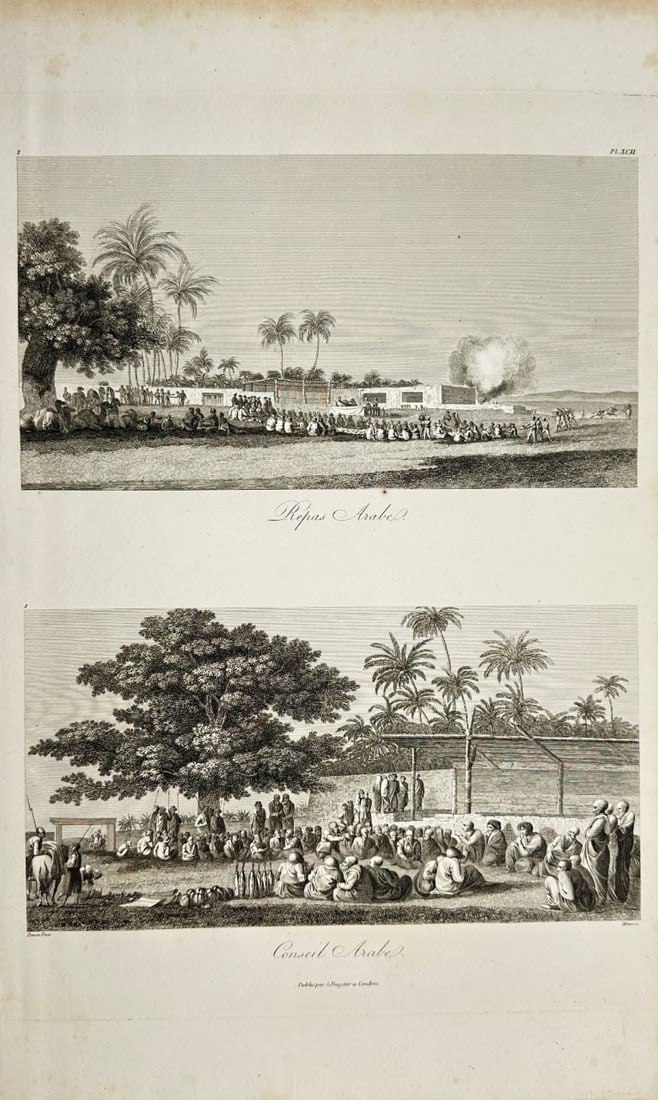 Dominique Vivant Denon – Araba Council – Engraving (1809) (1 of 2)