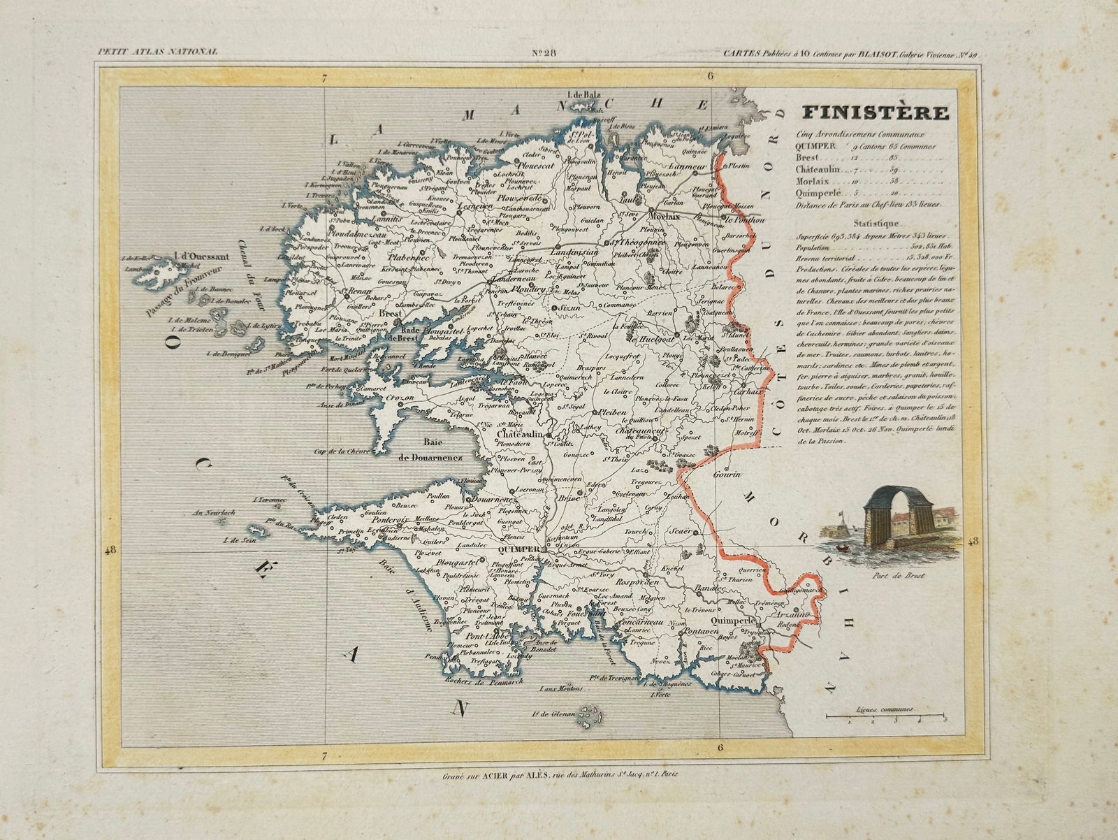 Charles V. Monin – Map of the German Empire – Hand-Colored Engraved Map (Late 19th Century) (1 of 2)