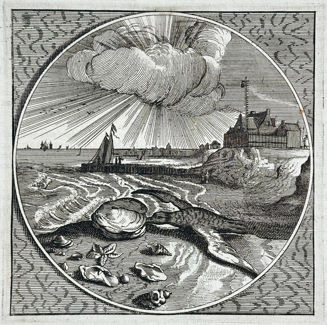 Jacob Cats – Quid Capitat, Capitur – Engraving from Sinnelijcke Werken, Emblem XXV: This emblem, titled Quid Capitat, Capitur (“He who captures, is captured”), is number XXV from Jacob Cats’s emblematic masterpiece Sinnelijcke Werken. The engraving, set within a circular me