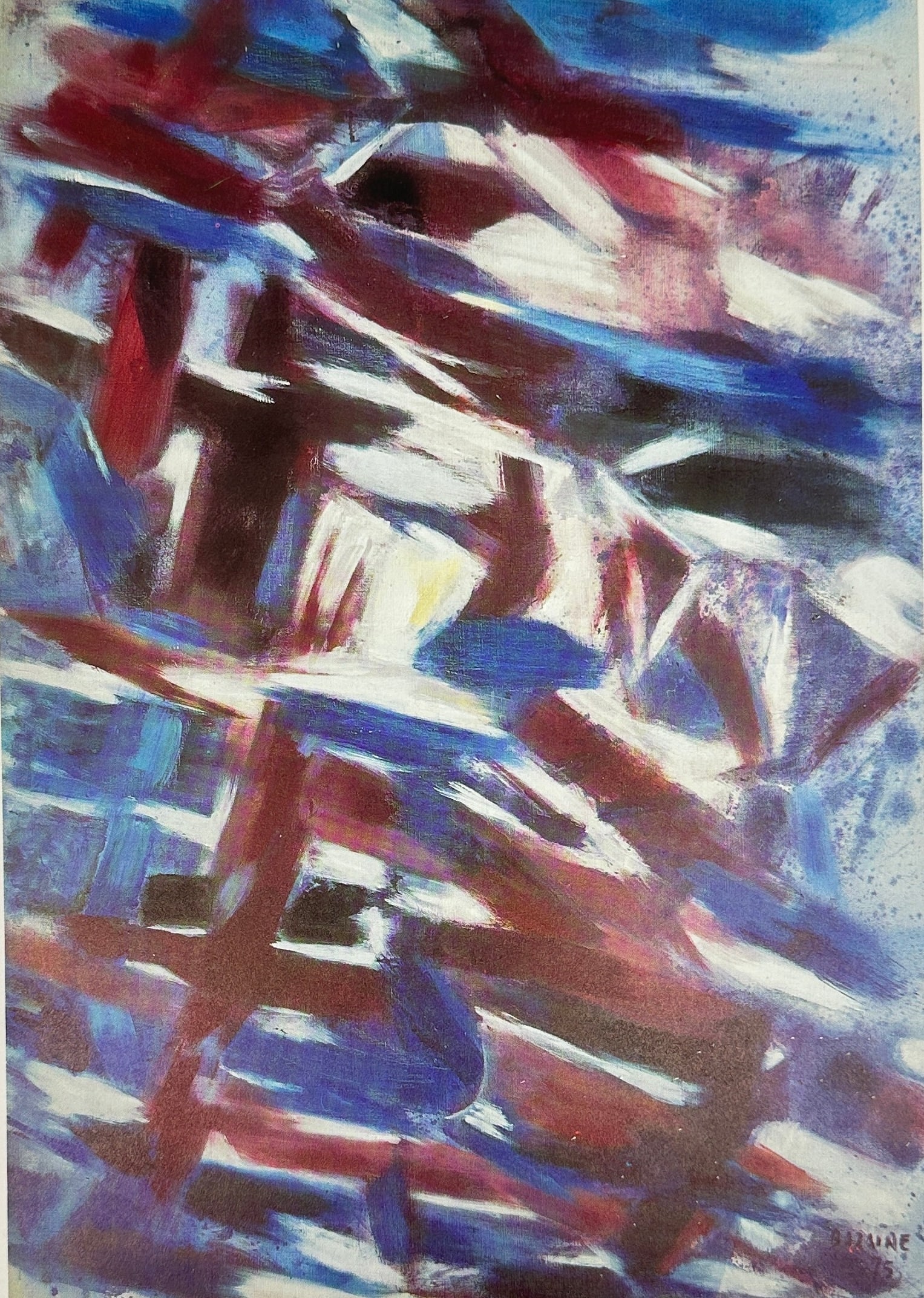 Jean Bazaine – Traversée de l’Aube – From Derrière Le Miroir No. 215  – Illustrated Plate (1 of 3)