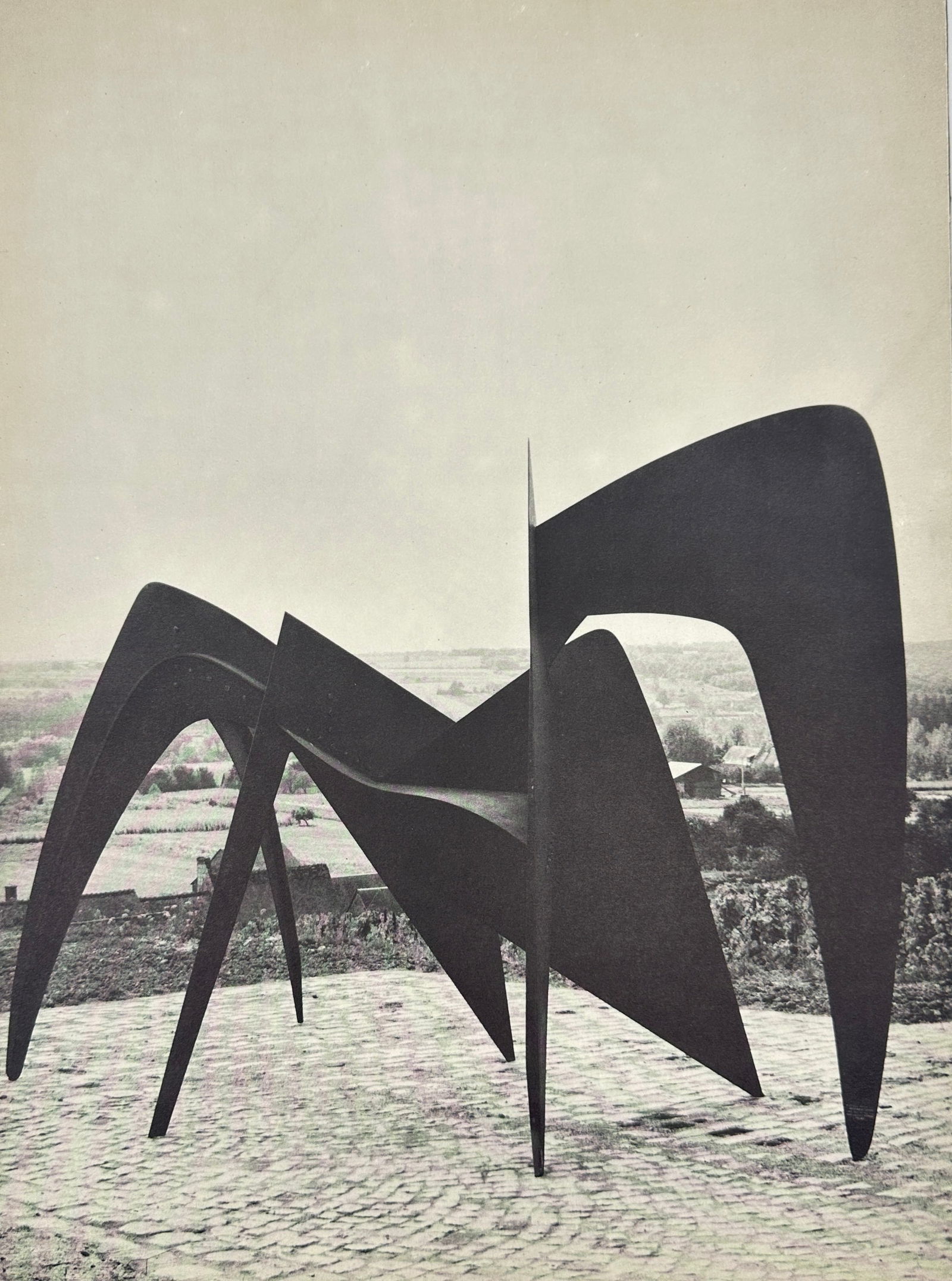Alexander Calder – Monumental Abstract Sculpture – Outdoor Stabile in Steel (c.1970s) (1 of 3)