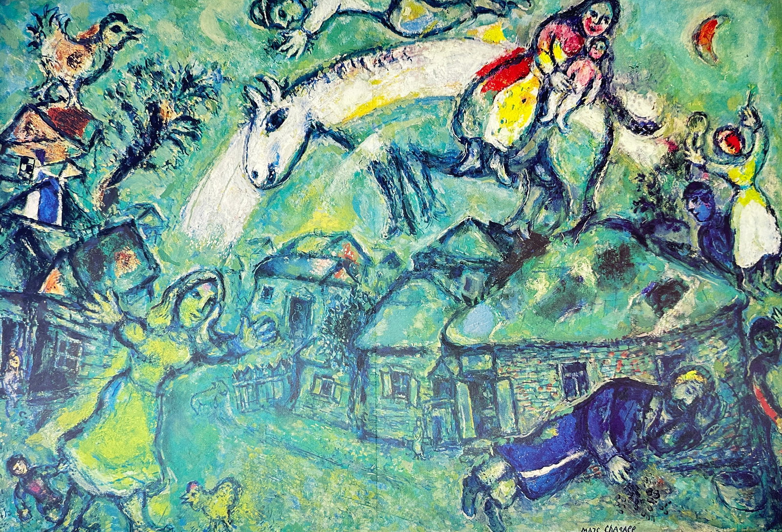 Marc Chagall – The Rainbow of the Town – Offset Print (Mid 20th Century) (1 of 3)