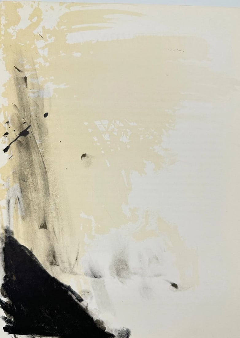 Antoni Tàpies – Abstract Lithograph from Derrière Le Miroir No. 180 – Fold-Out – Lithograph (1 of 3)