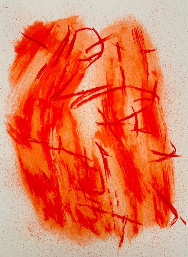 Jean René Bazaine (1904–2001) – Composition – Original Lithograph from Derrière le Miroir (1 of 3)