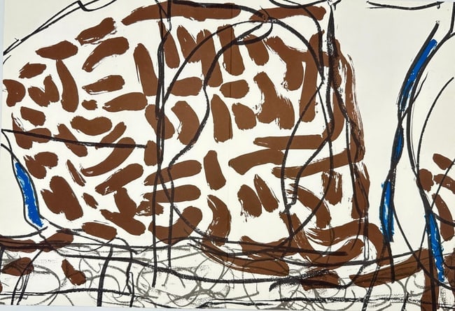 Jean-Paul Riopelle (1923–2002) – Derrière le Miroir – Lithograph (1966) (1 of 3)