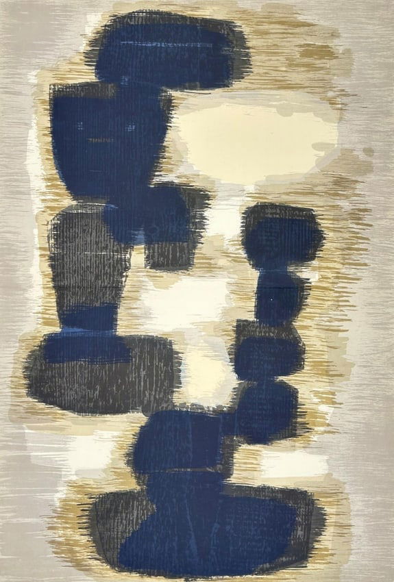 Rodolphe Raoul Ubac (1910–1985) – Abstract Composition – Lithograph from Derrière le Miroir (1 of 3)