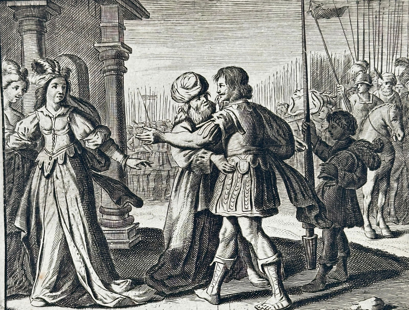 Jacob Cats (1577–1660) – Marriage of State (Houwelick van State) – Engraving (ca. 1640) (1 of 3)