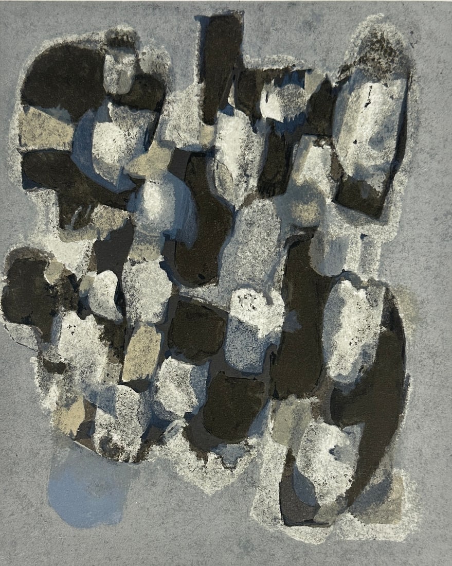 Raoul Ubac (1910–1985) – Abstract Composition, Original Lithograph (1 of 3)