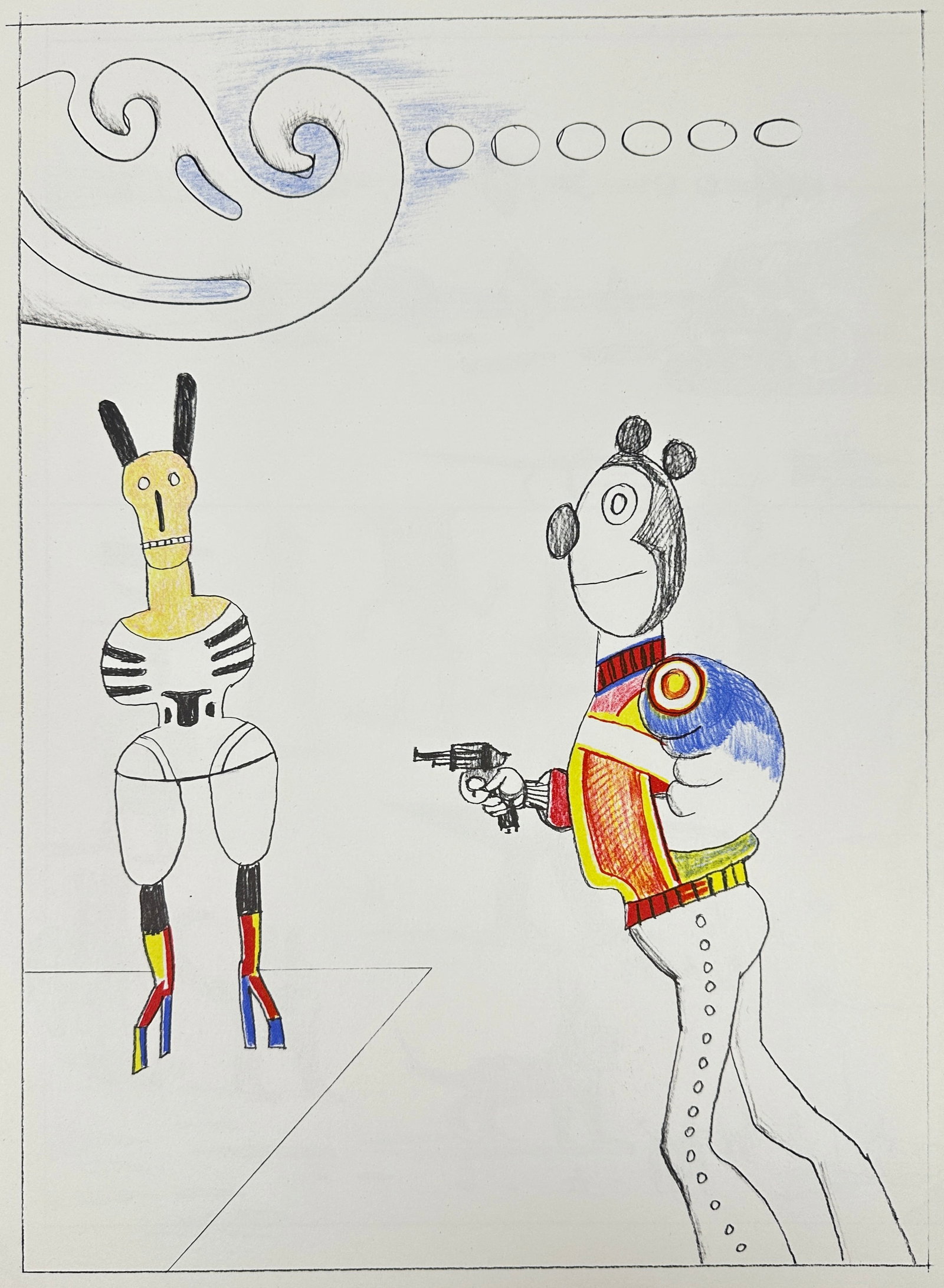 Saul Steinberg (1914–1999) – “Bleecker Street”, Original Illustration from the 1977 (1 of 3)