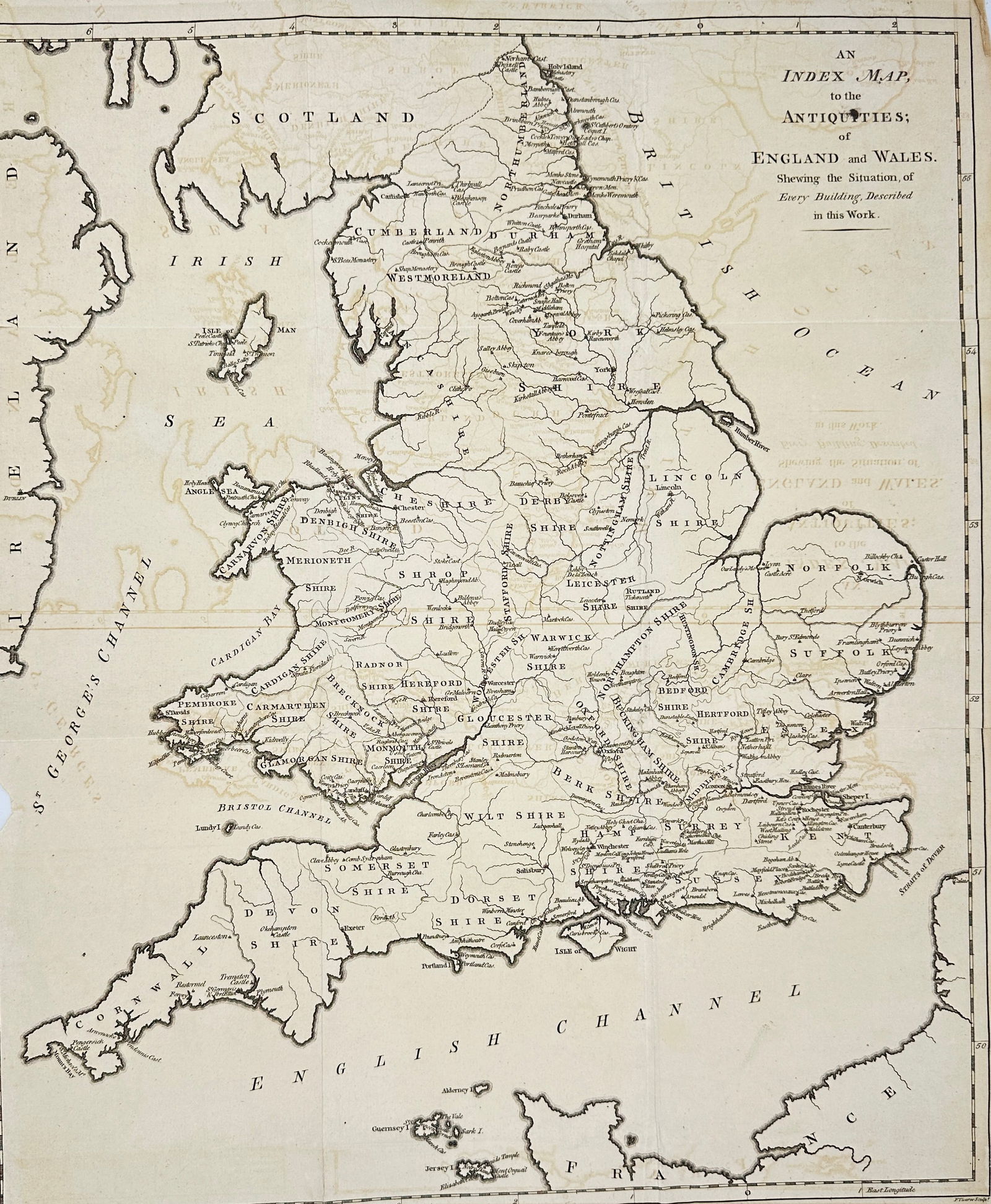 Samuel Hooper – Map of England and Wales – Original Engraving – Early 19th Century (1 of 3)