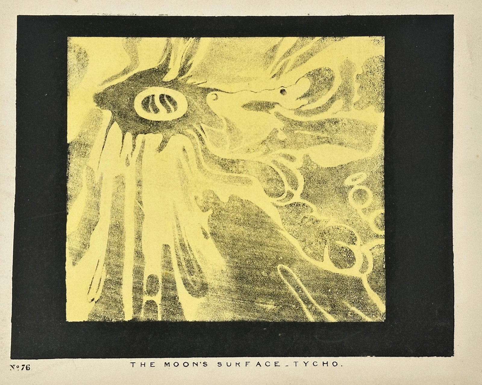 Charles Blunt – The Moon’s Surface: Tycho – Chromolithograph – Late 19th Century (1 of 3)