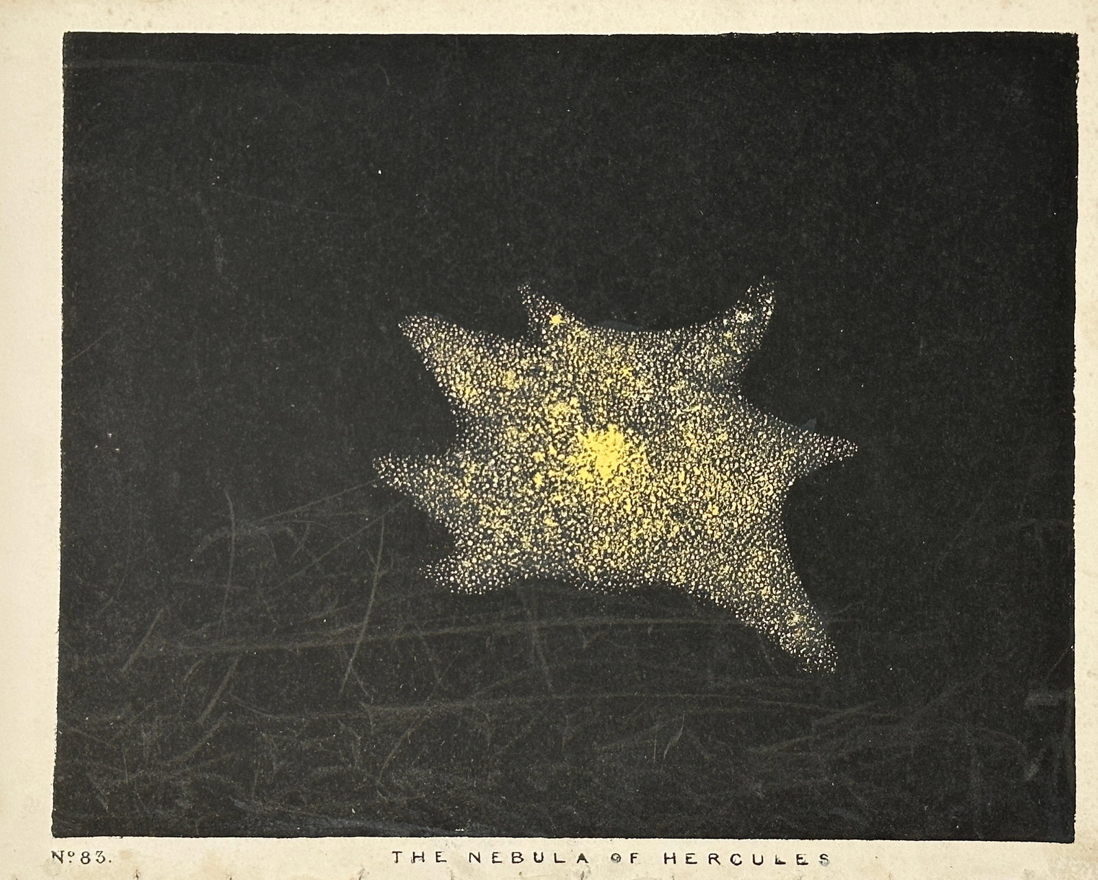 Charles Blunt – The Nebula of Hercules – Lithograph – 19th Century (1 of 3)