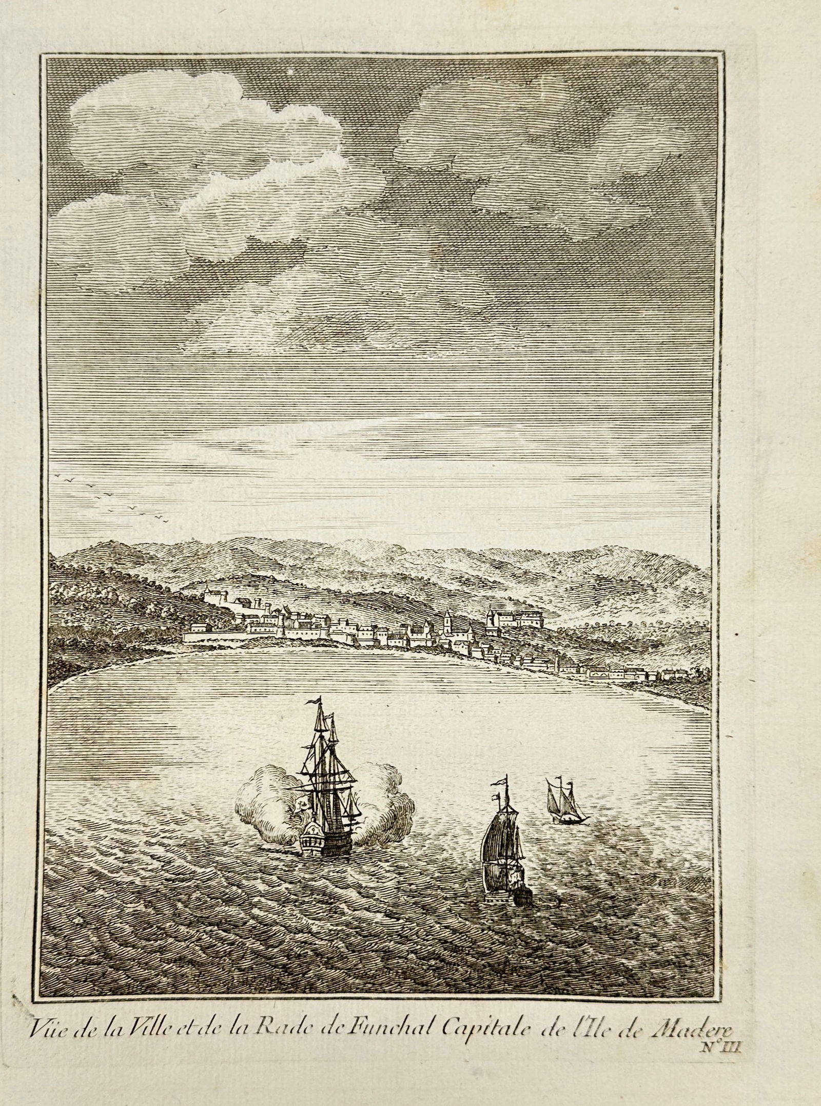 Jakob van der Schley – View of the City and Bay of Funchal, Capital of Madeira (1 of 3)