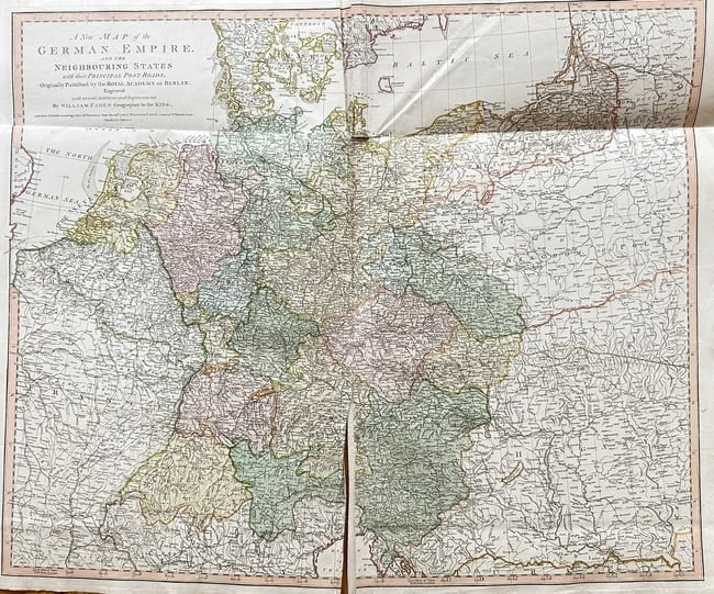 William Faden – Map of the German Empire and the Neighbouring States (1 of 2)
