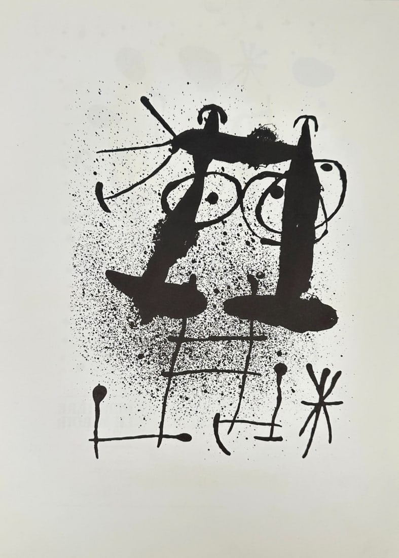 Joan Miró – Untitled – Original Lithograph from Derrière le Miroir – c. 1960s–70s (1 of 3)