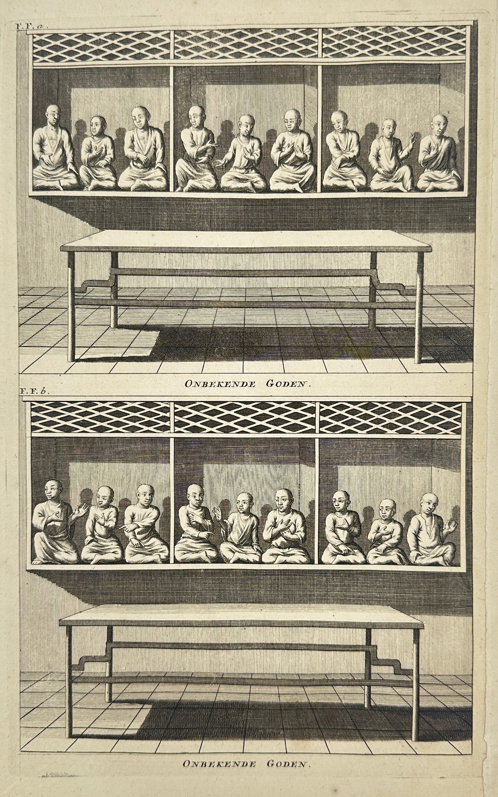 François Valentijn – Onbekende Goden – Original Copperplate Engraving (1 of 3)
