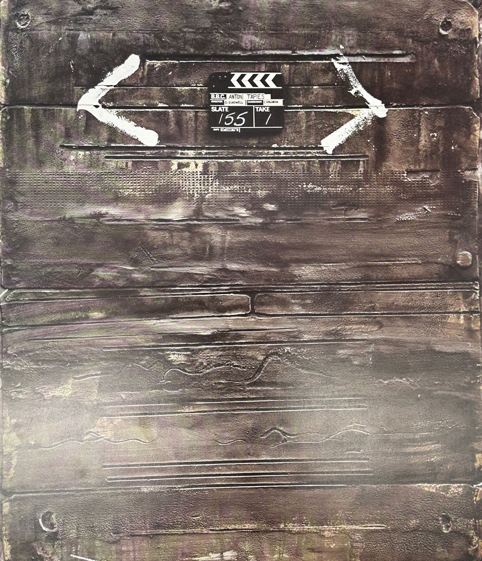 Antoni Tàpies – Souvenir de la BBC – Original Color Print – circa 1980s (1 of 3)