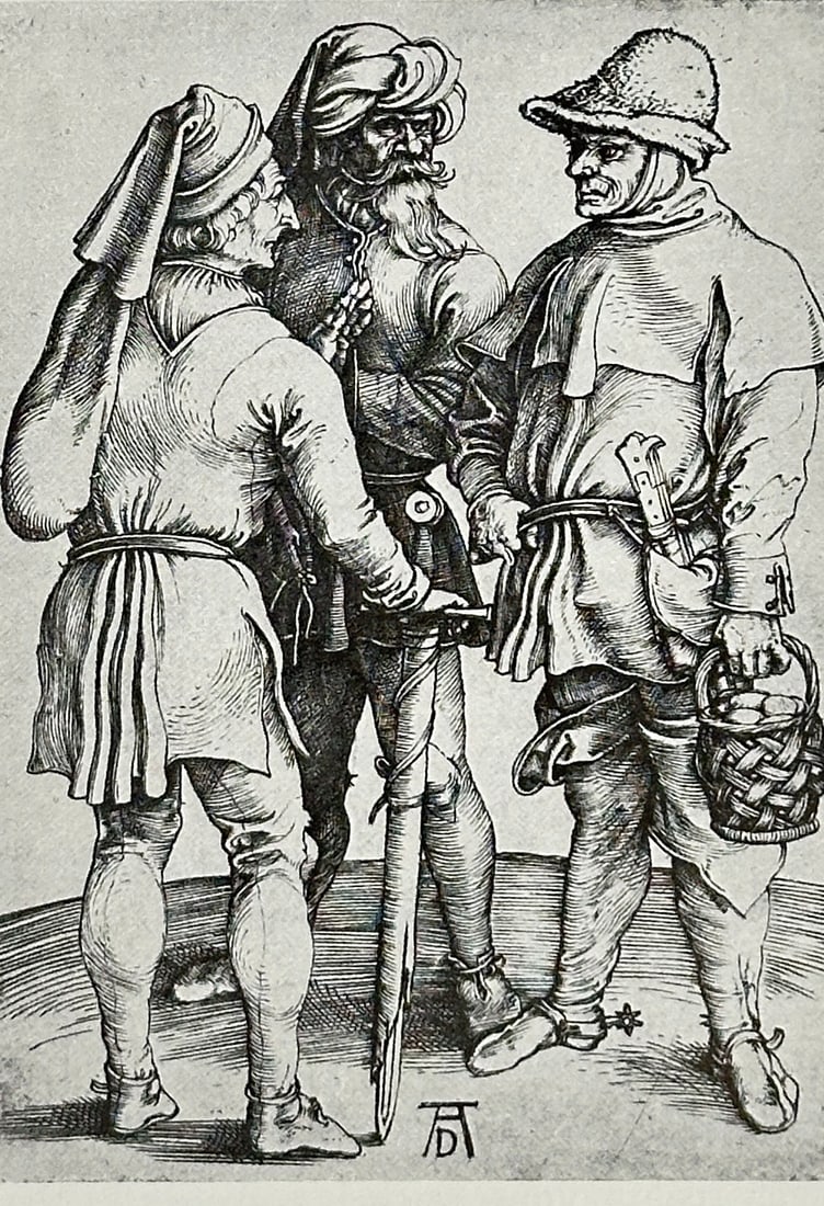 Albrecht Dürer – The Three Landsknechts –  1920 (1 of 3)