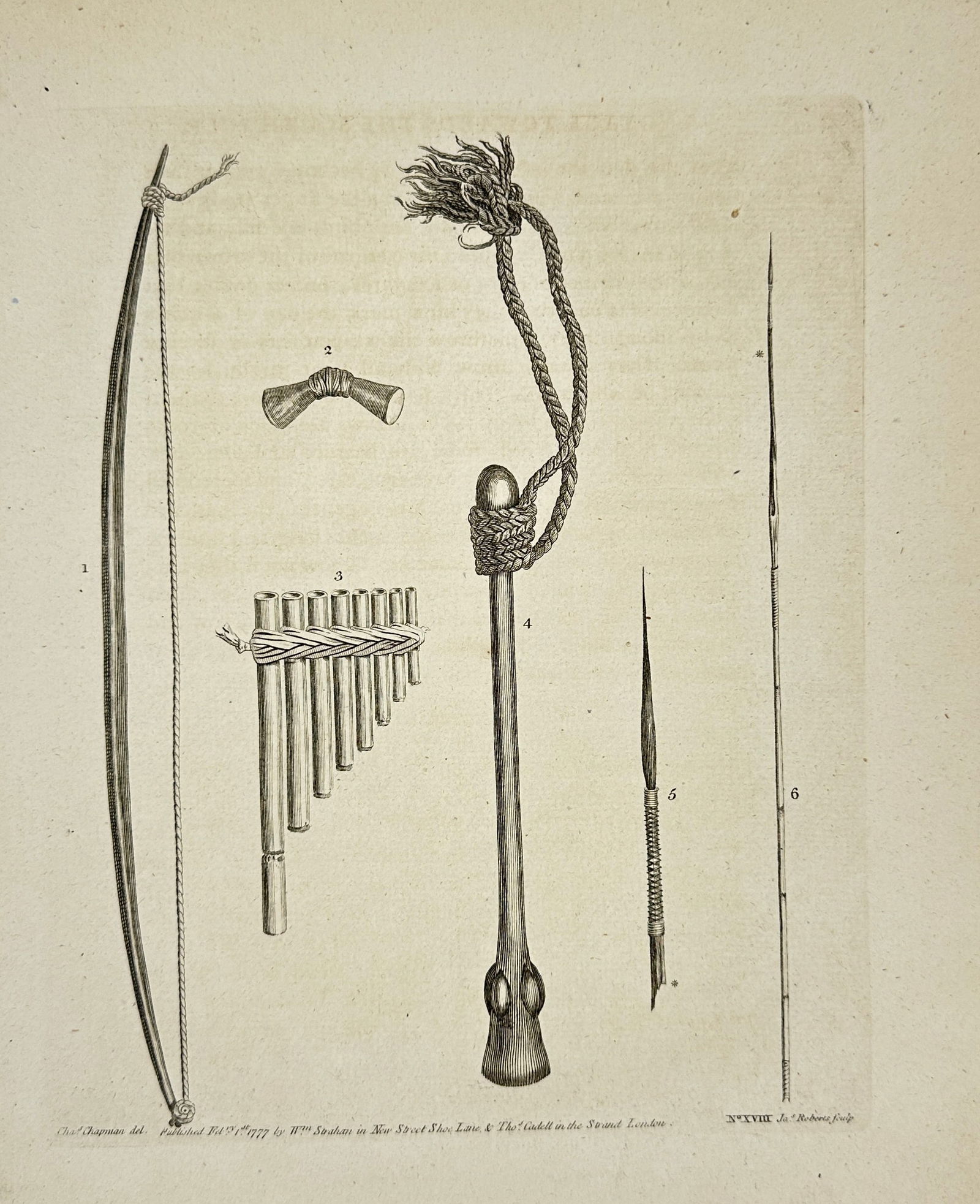 James Cook – Vanuatu, Tanna & Mallicolo Islands with Arms – Antique View – Engraving – 1780 (1 of 3)