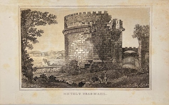 Carl Joseph Meyer – View of Blizzard's Grave – Lithography (1850) (1 of 2)