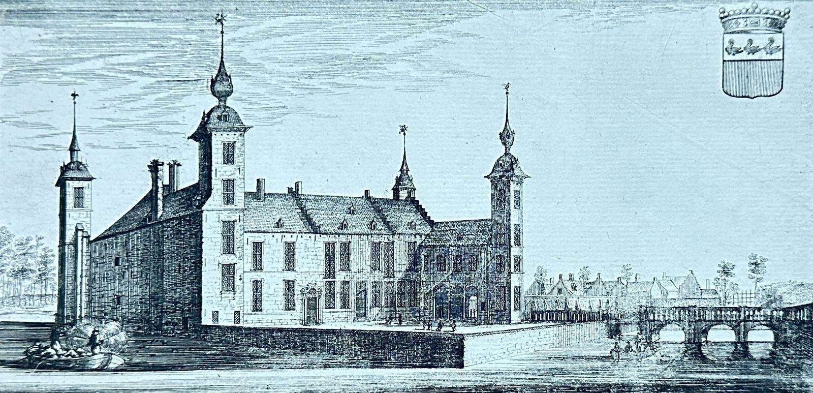 Jacques Le Roy – Hoboken Castle from "Description of Castles, Monasteries and the Antwerp (1 of 3)