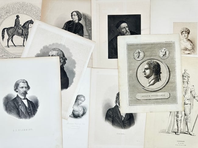 John Luffman – Collection of 10 Engraved Portraits – Engravings (19th Century) (1 of 2)