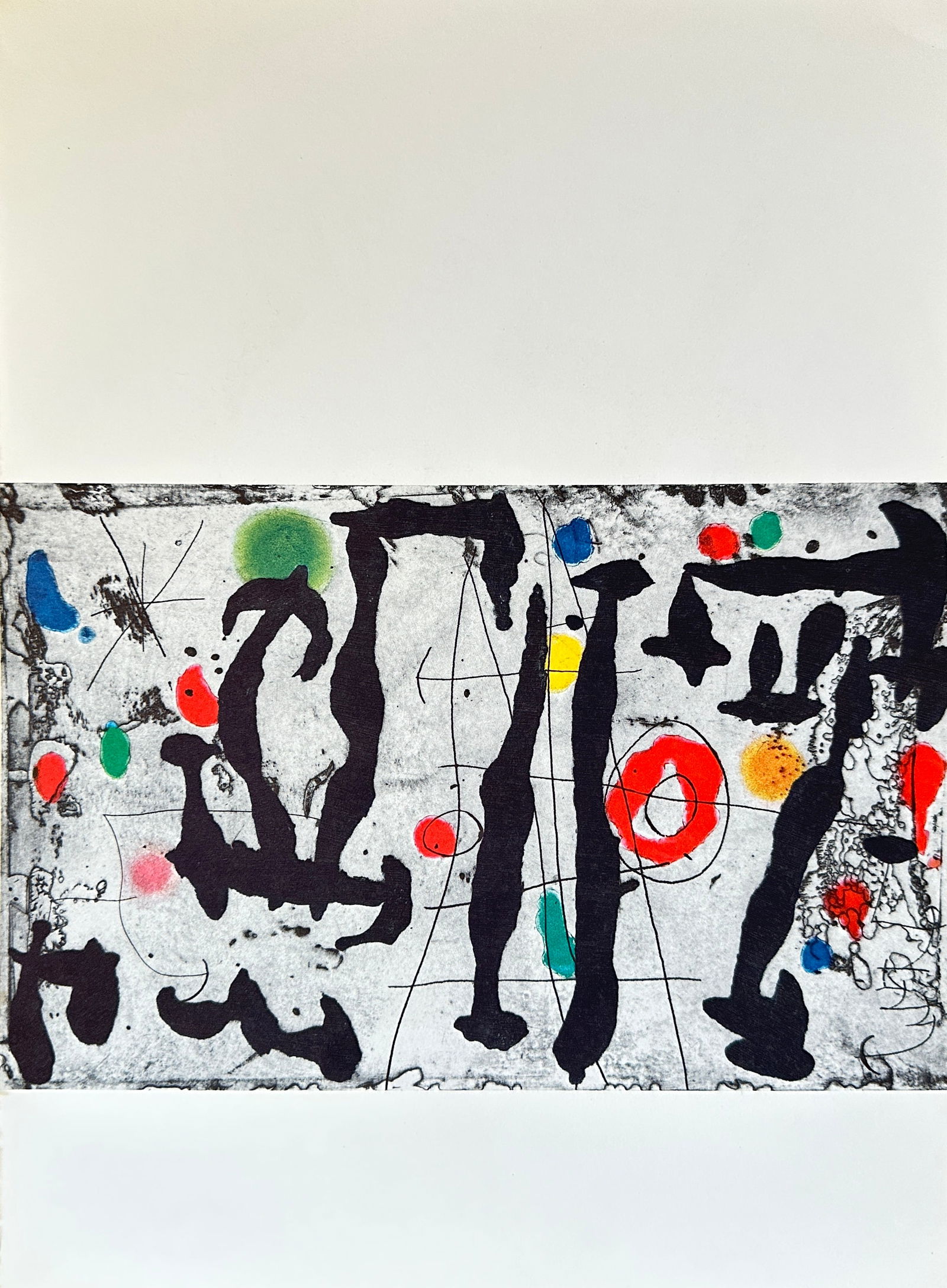 Joan Miró (1893–1983) – Drawn On A Wall IV – Offset Lithograph (1972) (1 of 3)