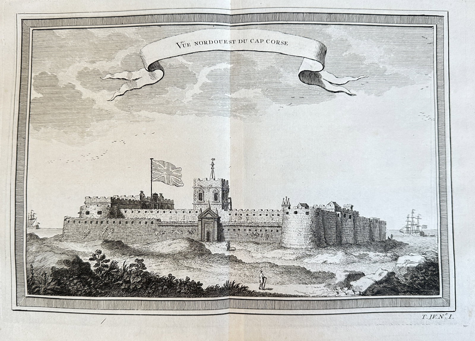 Jacques-Nicolas Bellin (1703–1772) – Northwest View of Cap Corse – Copperplate Engraving (1 of 3)