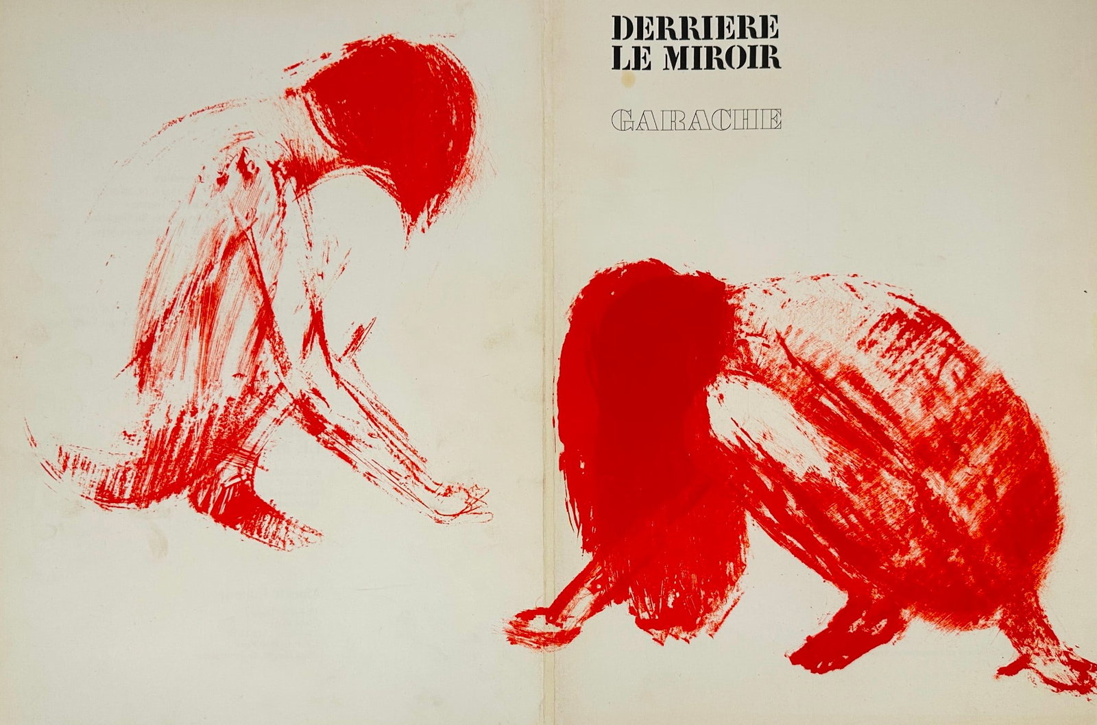Aimé Maeght (1906–1981) - Derrière Le Miroir – No. 213 – Maeght Éditeur: This is issue number 213 of the renowned French art magazine Derrière Le Miroir, published by Maeght Éditeur in March 1975. Derrière Le Miroir was famous for featuring works and exhibitions of prom