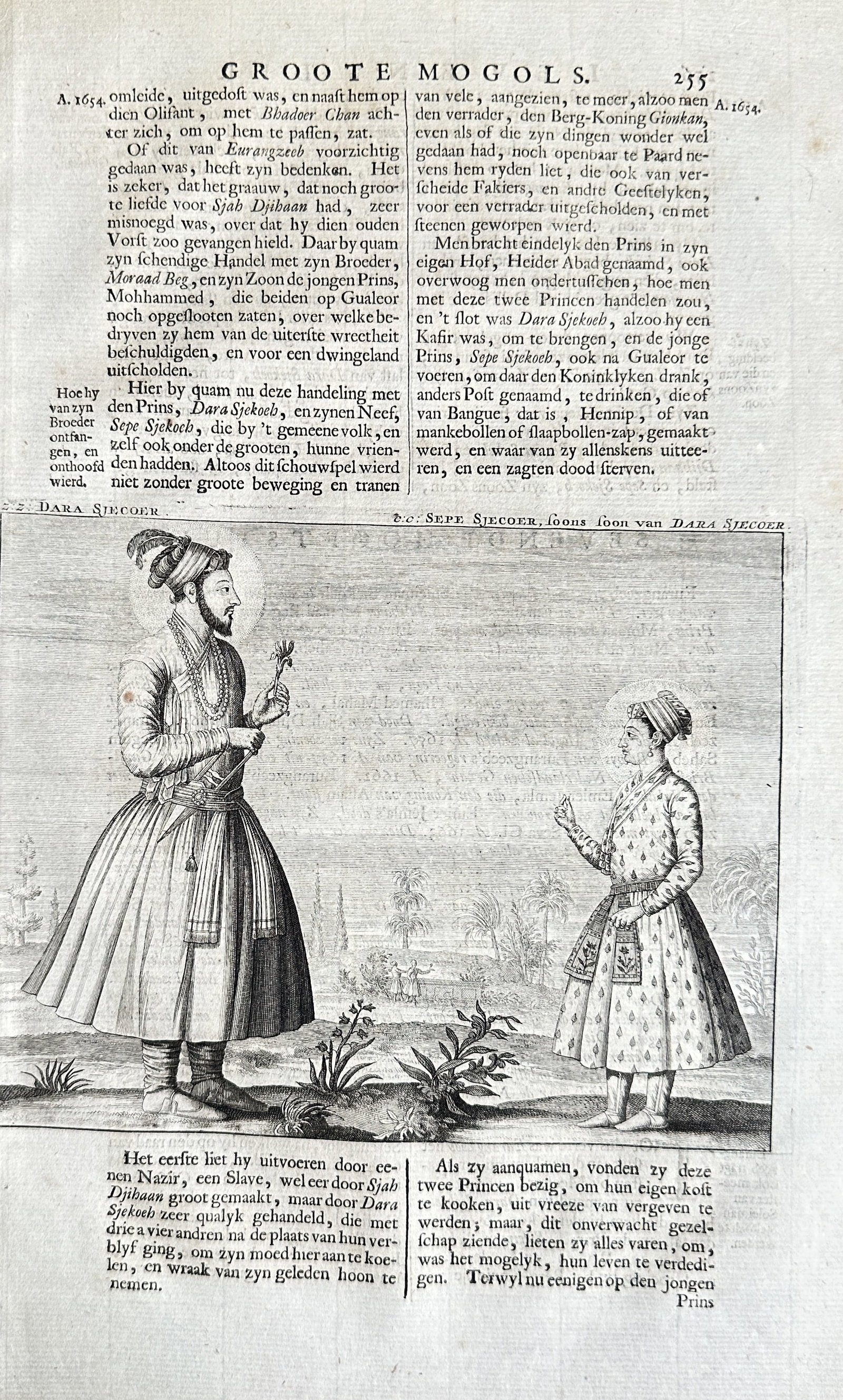 After François Valentijn – Portraits of Dara Shikoh and his Daughter, from the Mughal Empire (1 of 3)