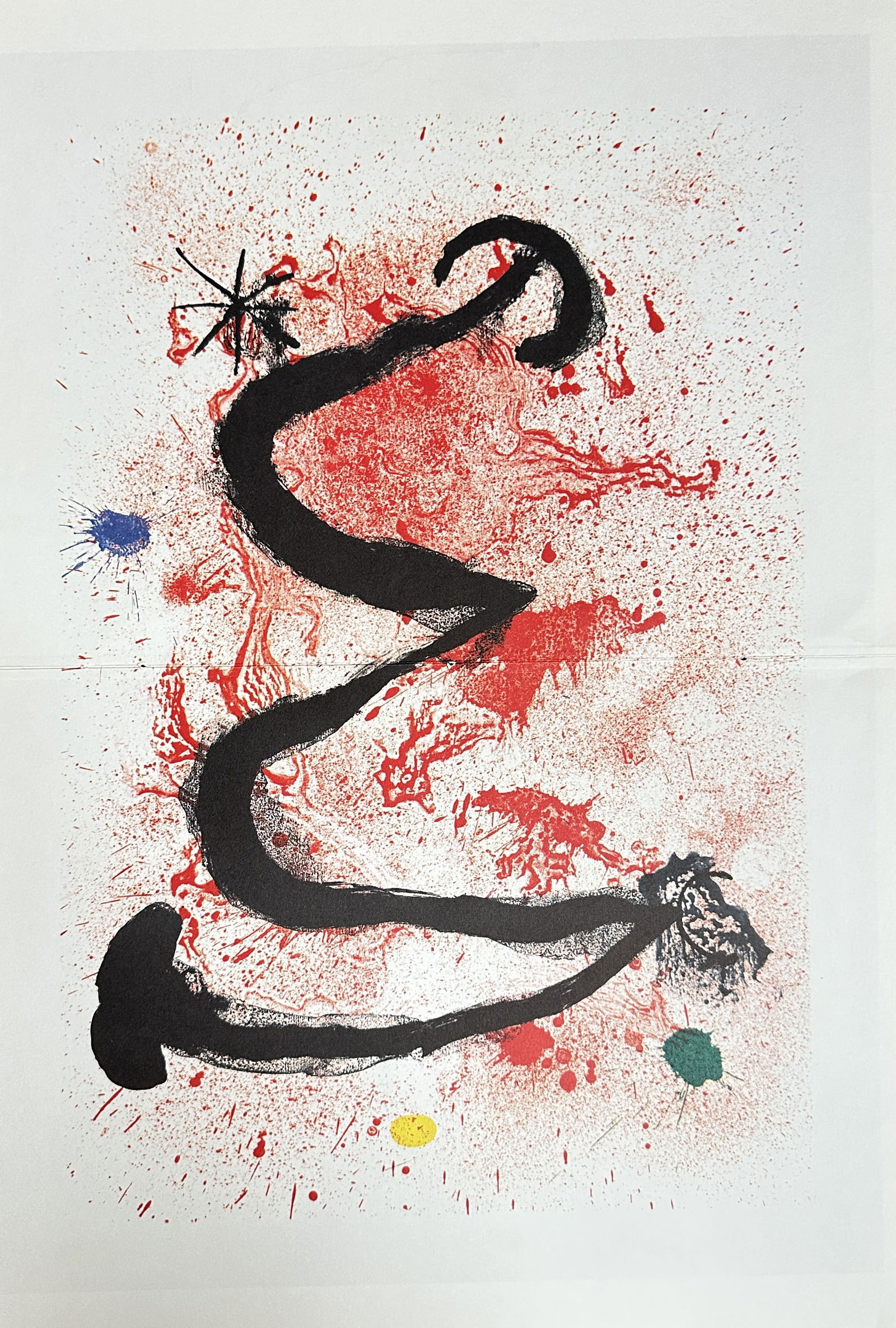 Joan Miró (1893–1983) – La Danse Du Feu (The Dance of Fire) – Original Lithograph (1963) (1 of 3)