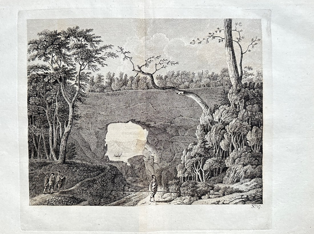 William Hodges (1744–1797) – View in the Island of Amsterdam – Engraving (1 of 3)