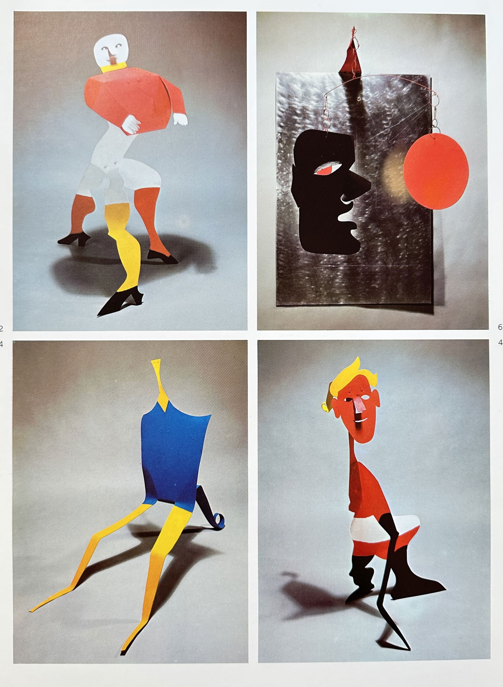 Alexander Calder (1898–1976) – Set of  Abstract Sculptures – Print (1975) (1 of 3)