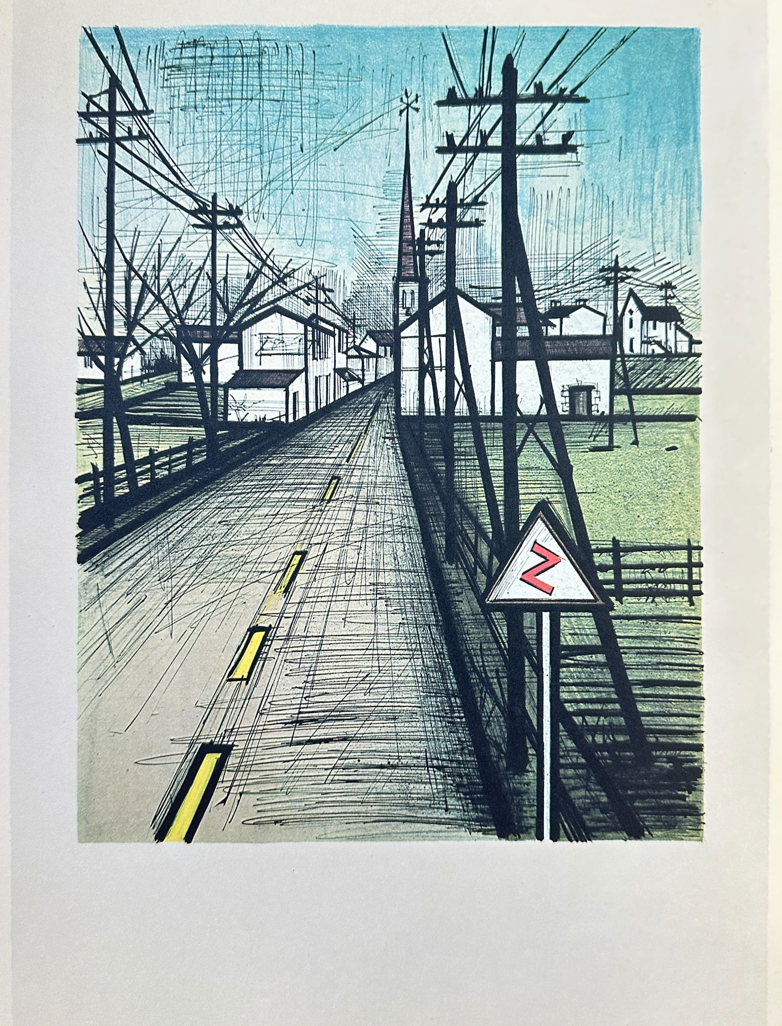 Bernard Buffet (1928–1999) – The Road – Print (c. 1950s–1960s) (1 of 3)