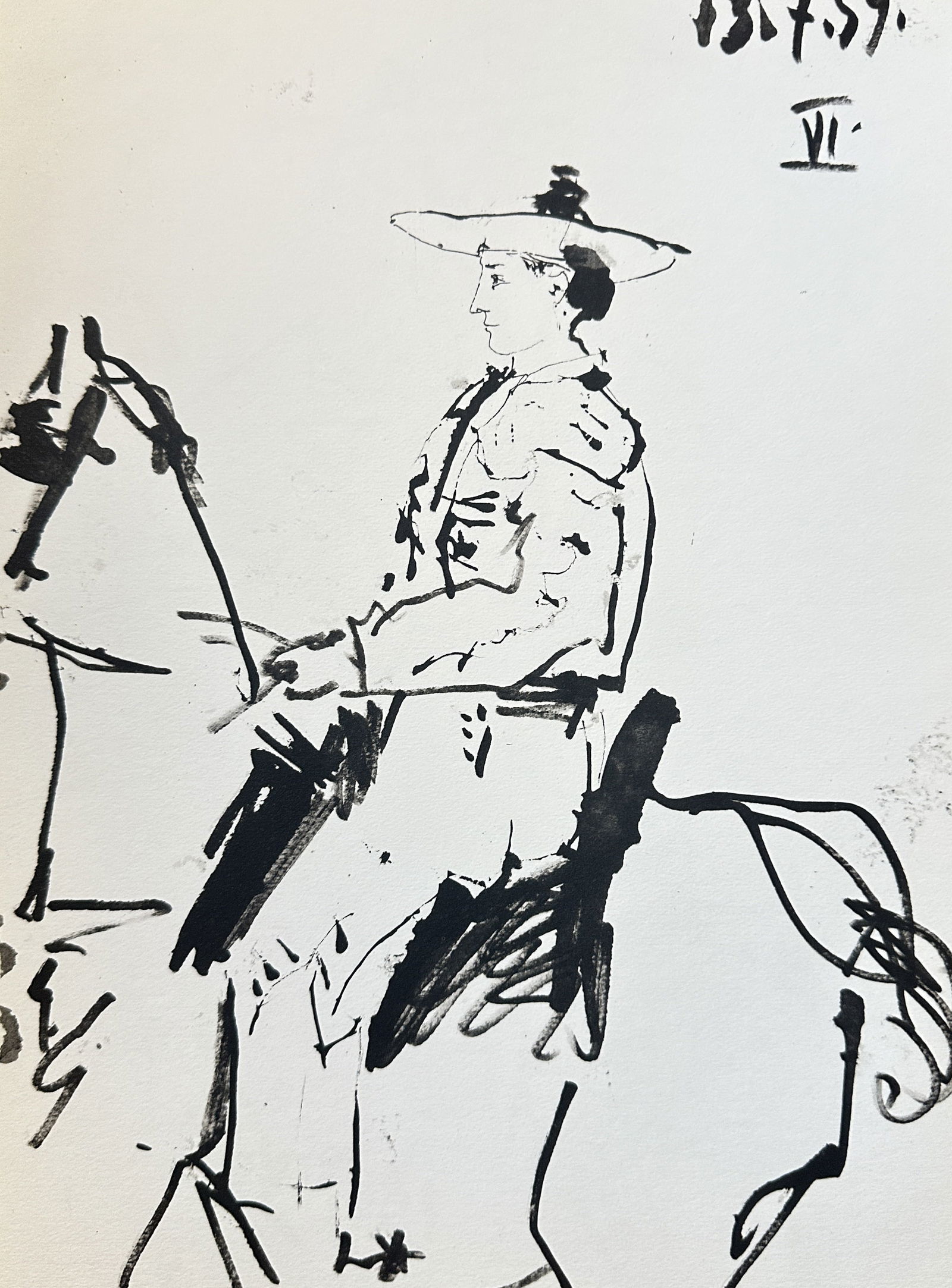 Pablo Picasso (1881–1973) – Torreador #5 – Print (1959) (1 of 3)