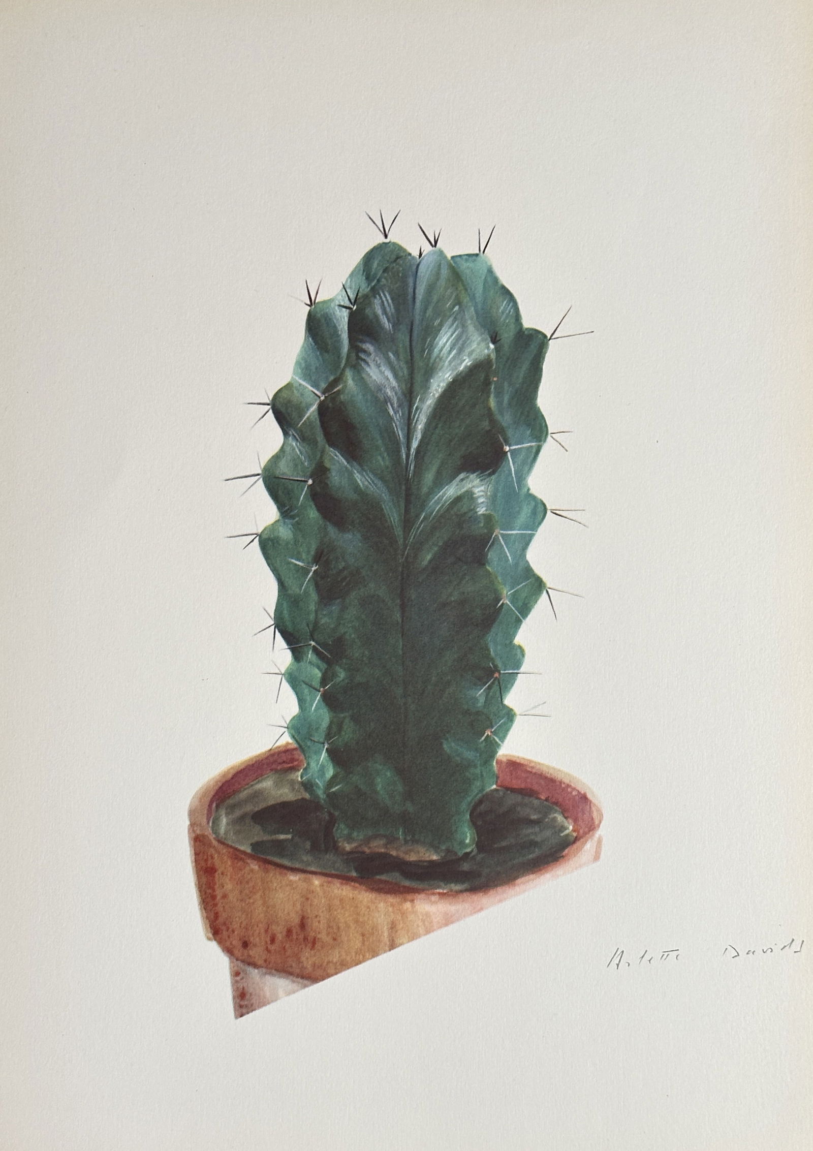 Arlette Davis – Cactus – Print (1931) (1 of 3)