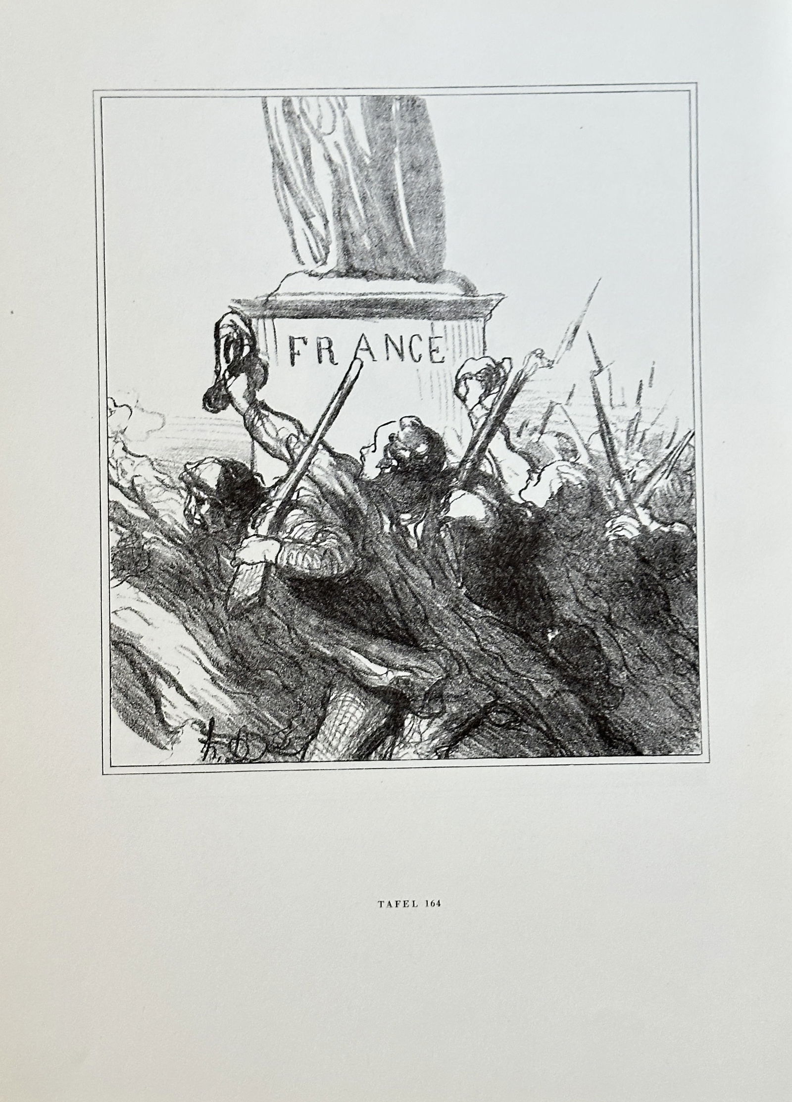 Honoré Daumier (1808-1879) – Those Who Are About to Die, Salute Thee – Lithograph (1870) (1 of 3)