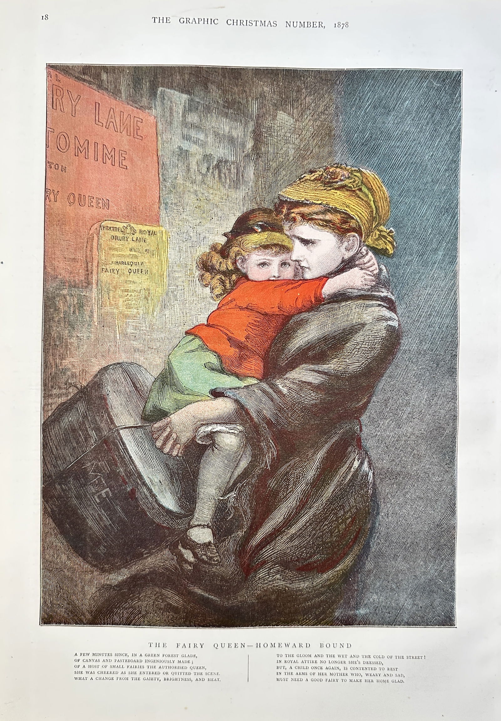 The Graphic  – The Fairy Queen, Homeward Bound – Print (1878) (1 of 2)