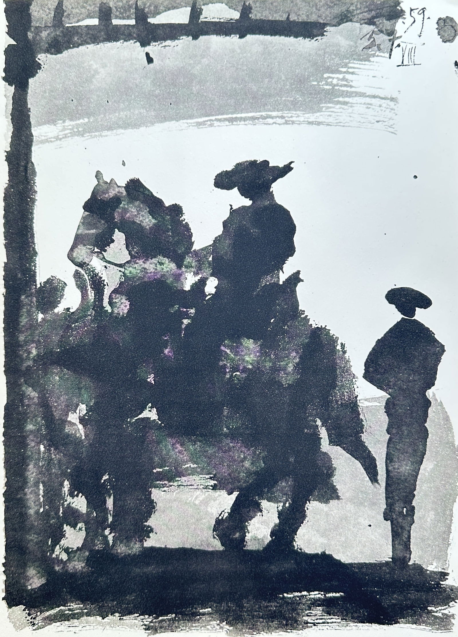 after Pablo Picasso (1881-1973) – Picador and Matador – offset lithography (1 of 3)