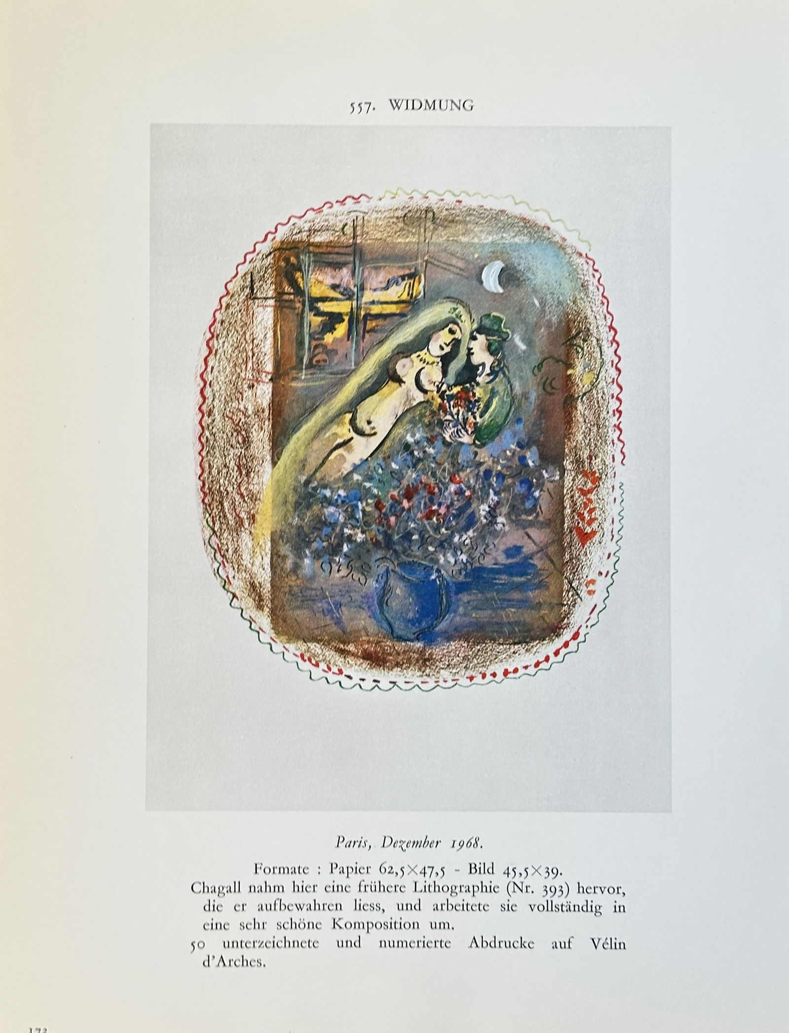 Marc Chagall (1887-1985), after – Dedication – offset lithography (20th century) (1 of 3)
