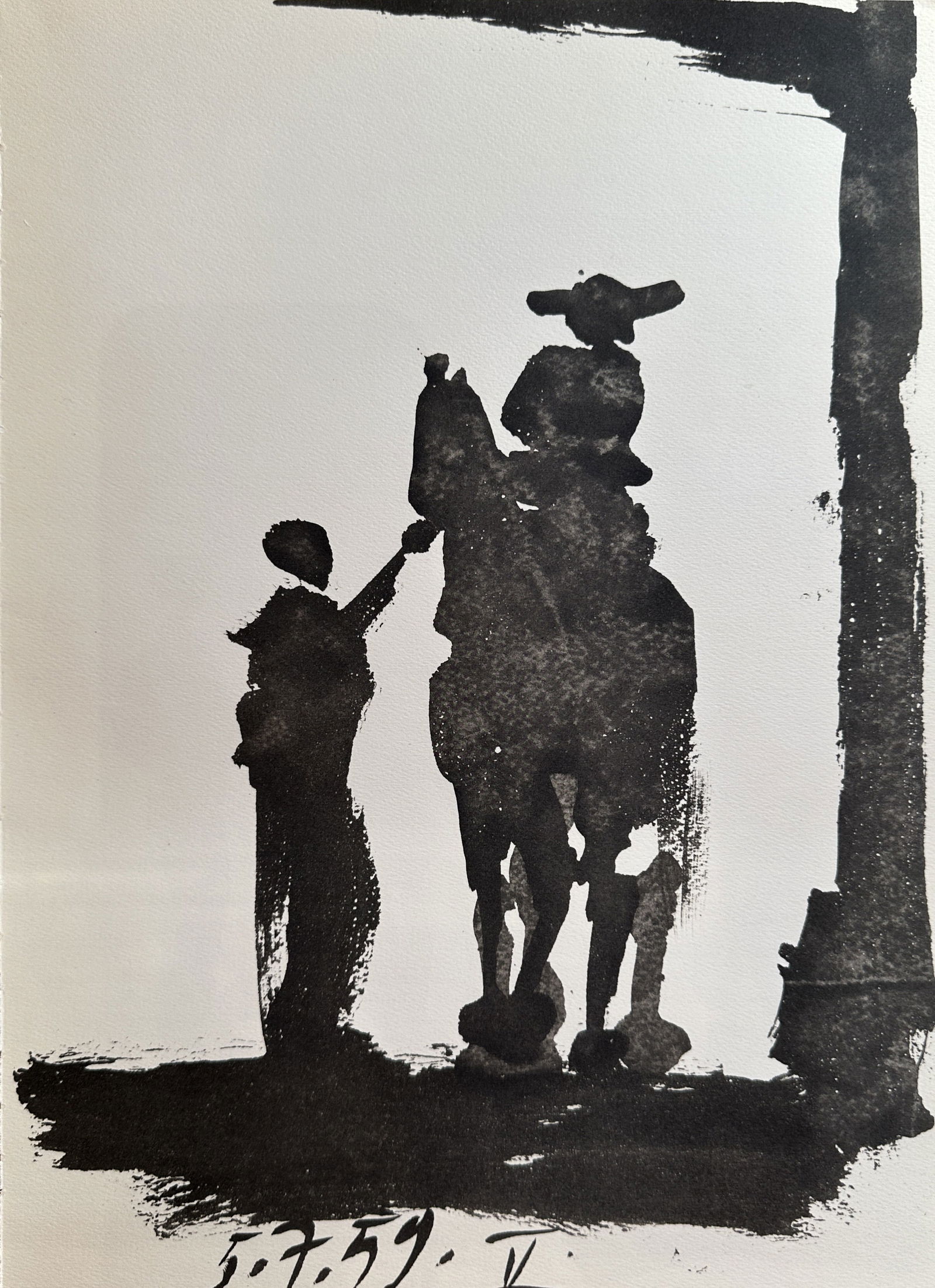 Pablo Picasso (1881-1973),after  – Picador and Assistant – offset lithography  (20th century) (1 of 3)