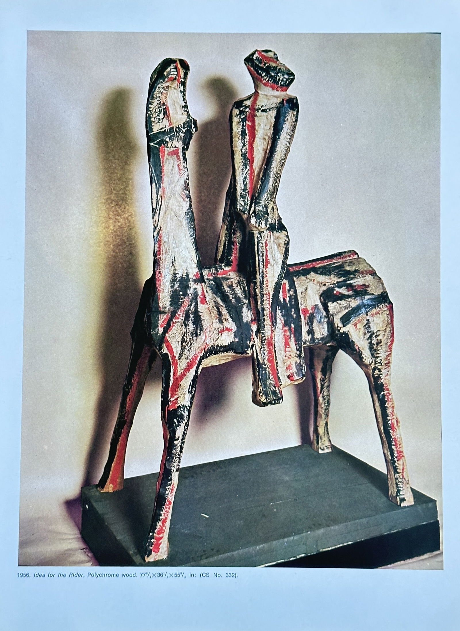 After Marino Marini (1901-1980) – Idea for the Rider – Offset Lithograph (1956) (1 of 2)