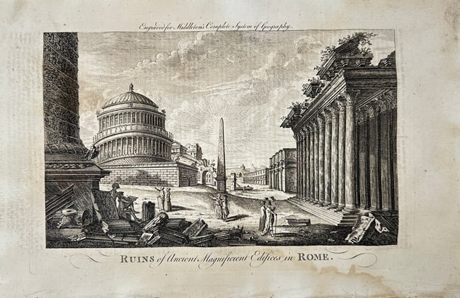 Charles Theodore Middleton – Ruins of Ancient Magnificent Edifices in Rome (1 of 2)