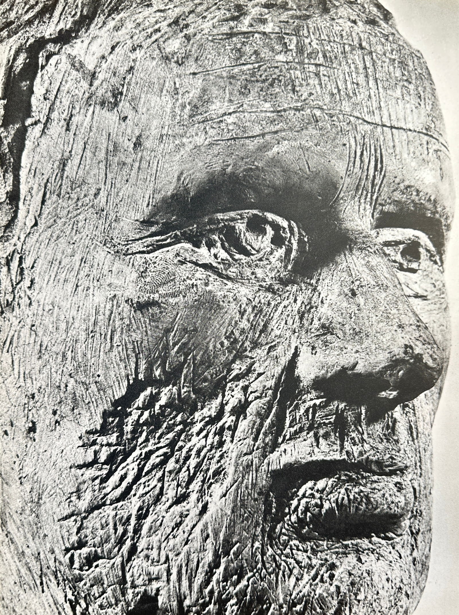 Marino Marini (1901–1980), after – Fragmentary Head (Sculpture Detail) – Offset print (20th (1 of 2)