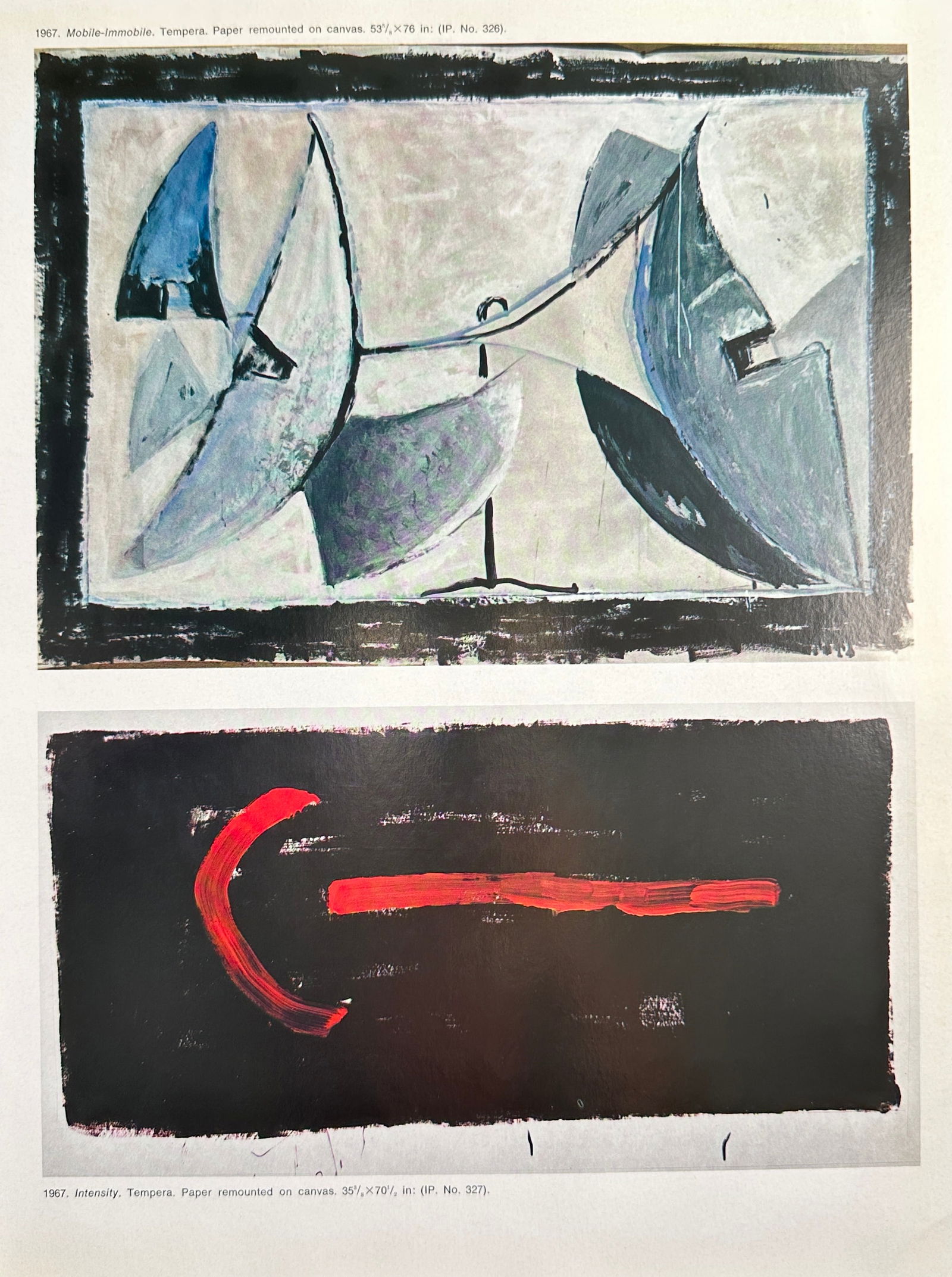 Marino Marini (1901–1980), after – Mobile-Immobile / Intensity – Offset print (20th Century) (1 of 2)